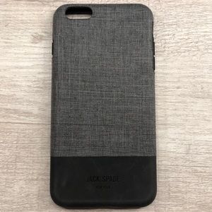 jack spade iphone 6 plus case, like new!